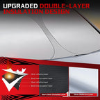 Windshield Sun Shade for 2022-2025 Hyun-dai Ioniq 5 Foldable Sun Sunshade for - Image 3