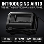 NOCO AIR10: UltraFast 10A Tire Inflator - 12V Portable Air Compressor Pump - Image 2