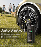 WARWOLF 160PSI Tire Inflator Portable Air Compressor - Image 6