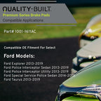 Premium Ceramic Front Brake Pads Compatible - Image 3