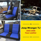GIANT PANDA Full Set Car Seat Covers Customized Jeep Wrangler TJ Rubicon Sahara - Image 2