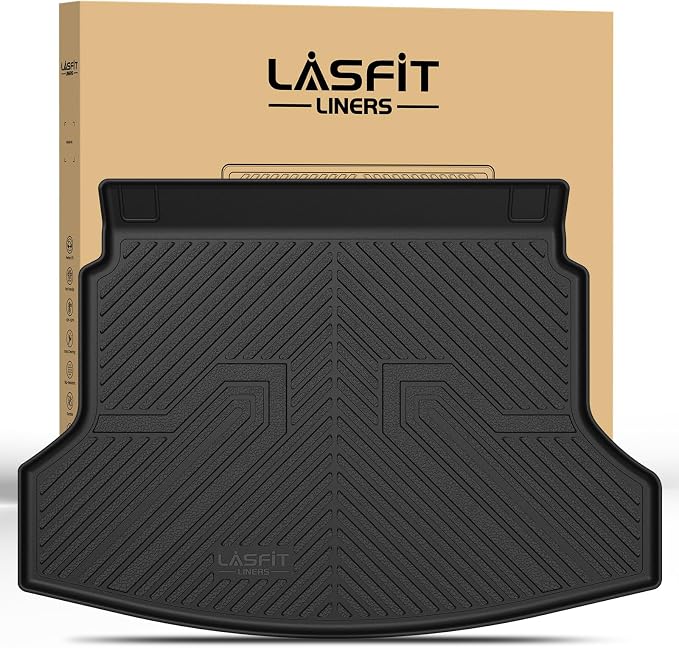 LASFIT Trunk Mat for Honda CRV 2012-2016, All Weather Custom Fit TPE Cargo Mat by LASFIT
