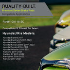 Premium Ceramic Rear Brake Pads Compatible - Image 3