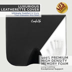 ComfiLife Car Seat Cushion–Premium Wedge 100% Polyurethane Foam Car Cushions - Image 3