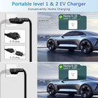 Portable Level 1&2 EV Charger, 16Amp Adjustable Current, Wallbox - Image 6
