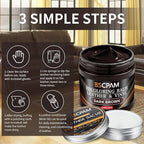 Dark Brown Leather Recoloring Balm - Image 5