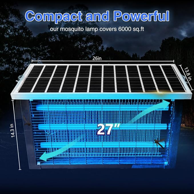 Super Large Solar Bug Zapper Outdoor - Image 3