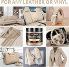 Beige Leather Recoloring Balm, Leather Couch Scratch/Stain Remover, Leather - Image 2