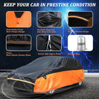 Waterproof Car Cover for Automobiles, All Weather Full Exterior Covers Fit for - Image 3