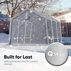Quictent Heavy Duty 10x15FT Carport Shelter - Image 2