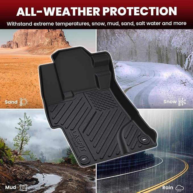LASFIT Floor Mats & Trunk Mat for Honda Civic & Civic Si 2012 2013 2014 2015 - Image 6
