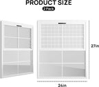 2 Pack 24" x 27"Shed Window, - Image 2