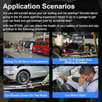 Car Battery Tester 12V 24V, Topdiag BT300 Auto Battery Load Tester, 20-2000 CCA - Image 3