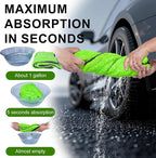 2 Pack XL Car Drying Towel – 1300GSM Ultra Absorbent Microfiber, Twisted Loop - Image 6