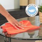 S&T INC. 25 Pack Microfiber Cleaning Cloth, Bulk Towels - Image 3