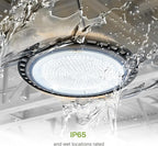 ASD LED High Bay UFO Light Fixture, Commercial Shop Lighting | Plug & Play Cable - Image 4