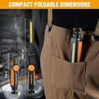EverBrite 2 Pack LED Rechargeable Work Light, 800LM COB Foldable Flashlight - Image 7