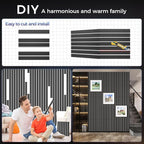 6 Pack 2-Layer Fold Soundproof Wall Panels, 0.9lb/ft³ High Density, 3D Acoustic - Image 4