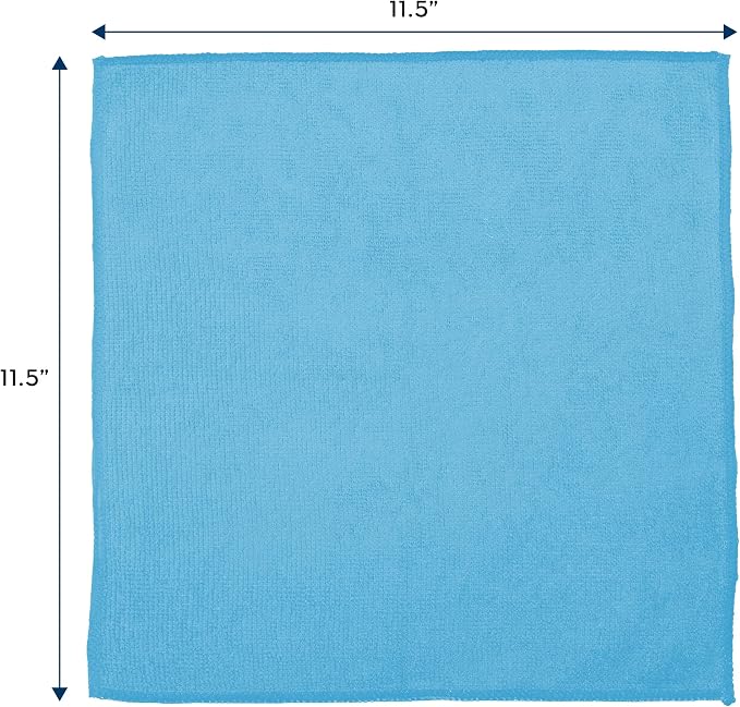 S&T INC. 100 Pack Microfiber Cleaning Cloth, Bulk Towels - Image 6
