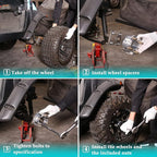 10L0L Golf Cart 2 inch Wheel Spacers - Image 7
