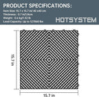 Multifunctional Interlocking Modular Garage Floor Tiles, Non-Slip Interlocking - Image 2