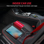 500W Pure Sine Wave Power Inverter, DC 12V to 110V AC Car Plug Inverter Adapter - Image 7