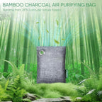 Activated Charcoal Odor Absorber, 8 Pack w Hooks Nature Odor Eliminator - Image 2