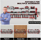 64" Power Tool Organizer Wall Mount, 16 Slots, 3-Tier Drill & Cordless Tool - Image 7
