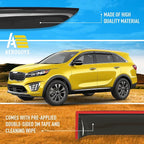 Extra Durable Window Deflectors Tape-On Window Visors Rain Guards Fit - Image 6