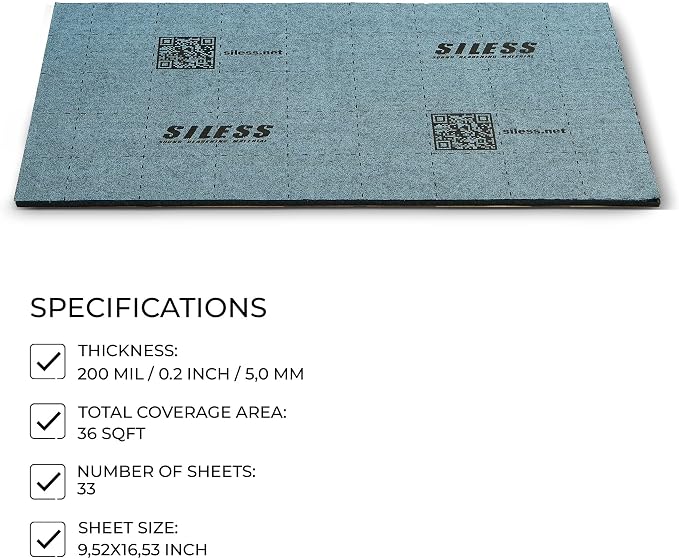 Siless LinerPRO 2in1 200 mil 36 sqft Car Sound Deadening & Heat Insulation - Image 3