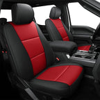 AOMSAZTO Seat Covers for Ford F150 XL XLT: 2015-2024 SuperCrew & F250 F350 F450 by AOMSAZTO