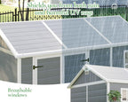 10.5x7.6x7.5 ft Outdoor Resin Storage Shed - Image 4