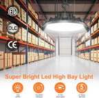 3Pack LED High Bay Lights, Super Bright 200W UFO High Bay LED Shop Lights - Image 2