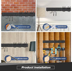 Storaboks Heavy Duty Garage Storage Rack System, Wall Mounted Tool Organizer - Image 5