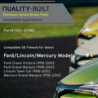 Premium Ceramic Front Brake Pads Compatible - Image 3