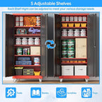 71" H×32" W×16" D Garage Storage Cabinet - Image 5