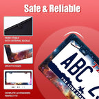 Beautiful Galaxy License Plate Frame Funny Universe License Plate Frames - Image 2