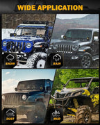 Auxbeam 3" LED Pod Light Covers, XP-Ultra Series PC Lens Offroad Protective - Image 6