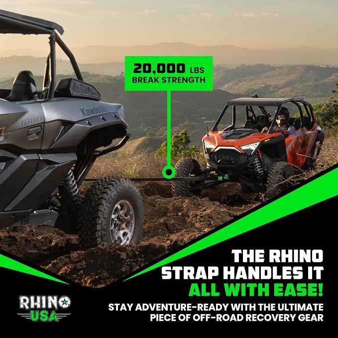 Rhino USA Recovery Tow Strap - Image 7