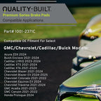 Premium Ceramic Front Brake Pads Compatible - Image 3