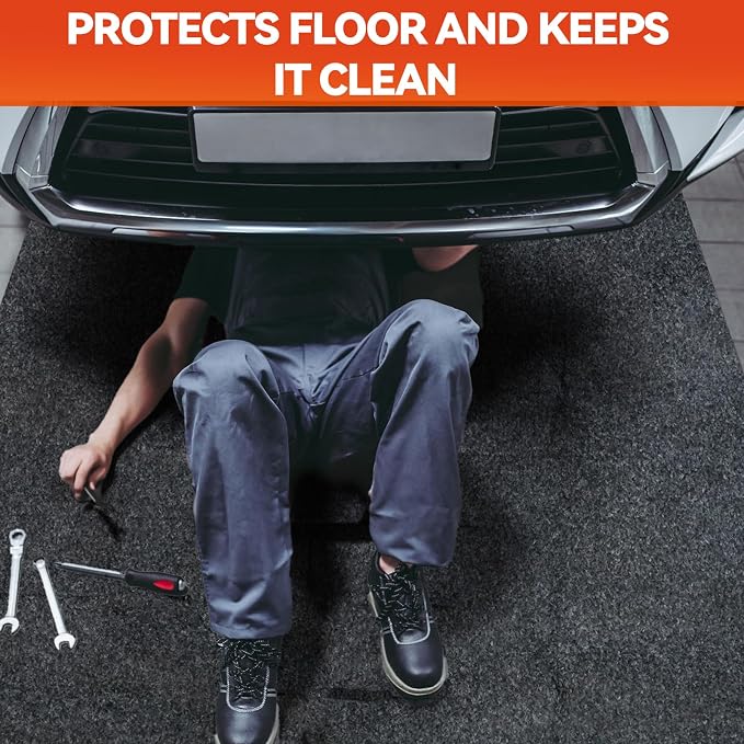 36" x 59" Heavy Duty Oil Spill Mat, Upgraded Garage Floor Mat - Image 5