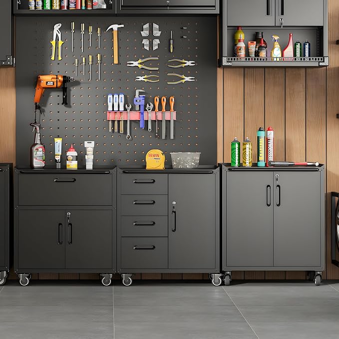 Metal Garage Storage Cabinet - Image 2