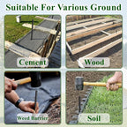 Rebar Stakes 16 Inch 20 Pack Heavy Duty Ground Anchors - Image 4