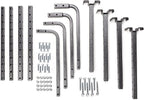 80844-10 34 in. x 26 in. Adjustable Garage Ceiling Mount Storage Rack Kit - Image 5