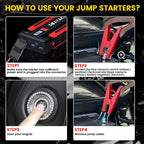 Scatach 002 3500A Car Battery Jump Starter, 12V Jump Starter Battery Pack - Image 6