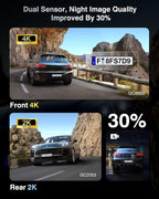 4K Dash Cam Front and Rear - Image 2