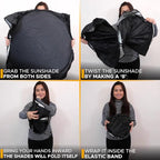 EcoNour Foldable Car Windshield Sunshade | Sun Shade - Image 7