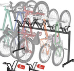5 Bikes Floor Stand, Adjustable Bicycle Parking Rack by Sttoraboks