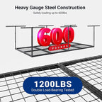 FLEXIMOUNTS 4x8 Overhead Garage Storage Rack, Adjustable Garage Storage - Image 3
