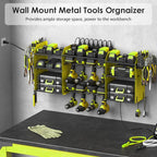 CCCEI Green Large Tools Organizer Wall Mount Charging Station, 39 Inch Long - Image 5
